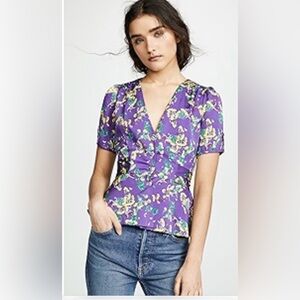 SALONI peplum blouse